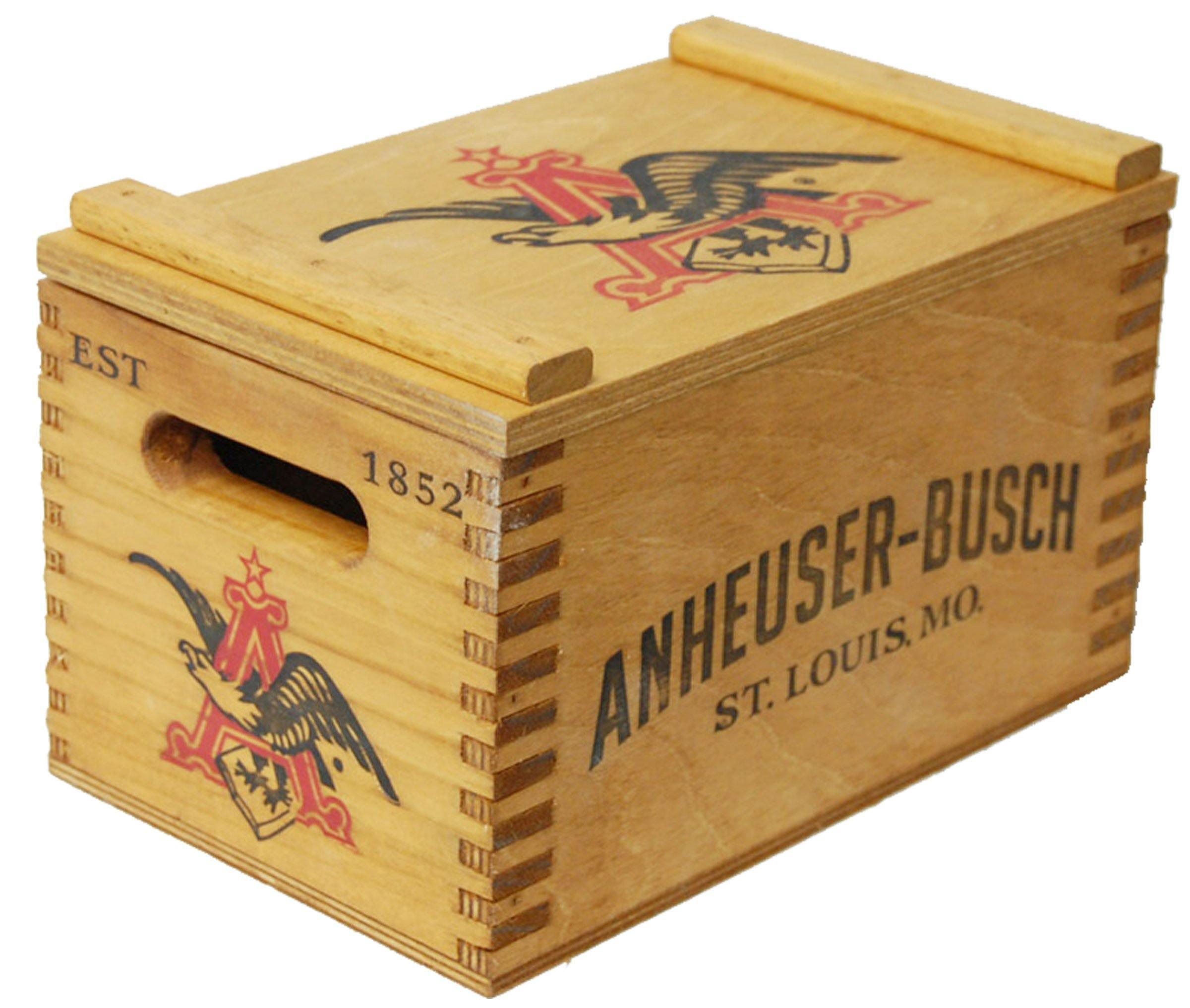Gorgeous, handmade wooden crate of beer: Curated by Best of Britsh