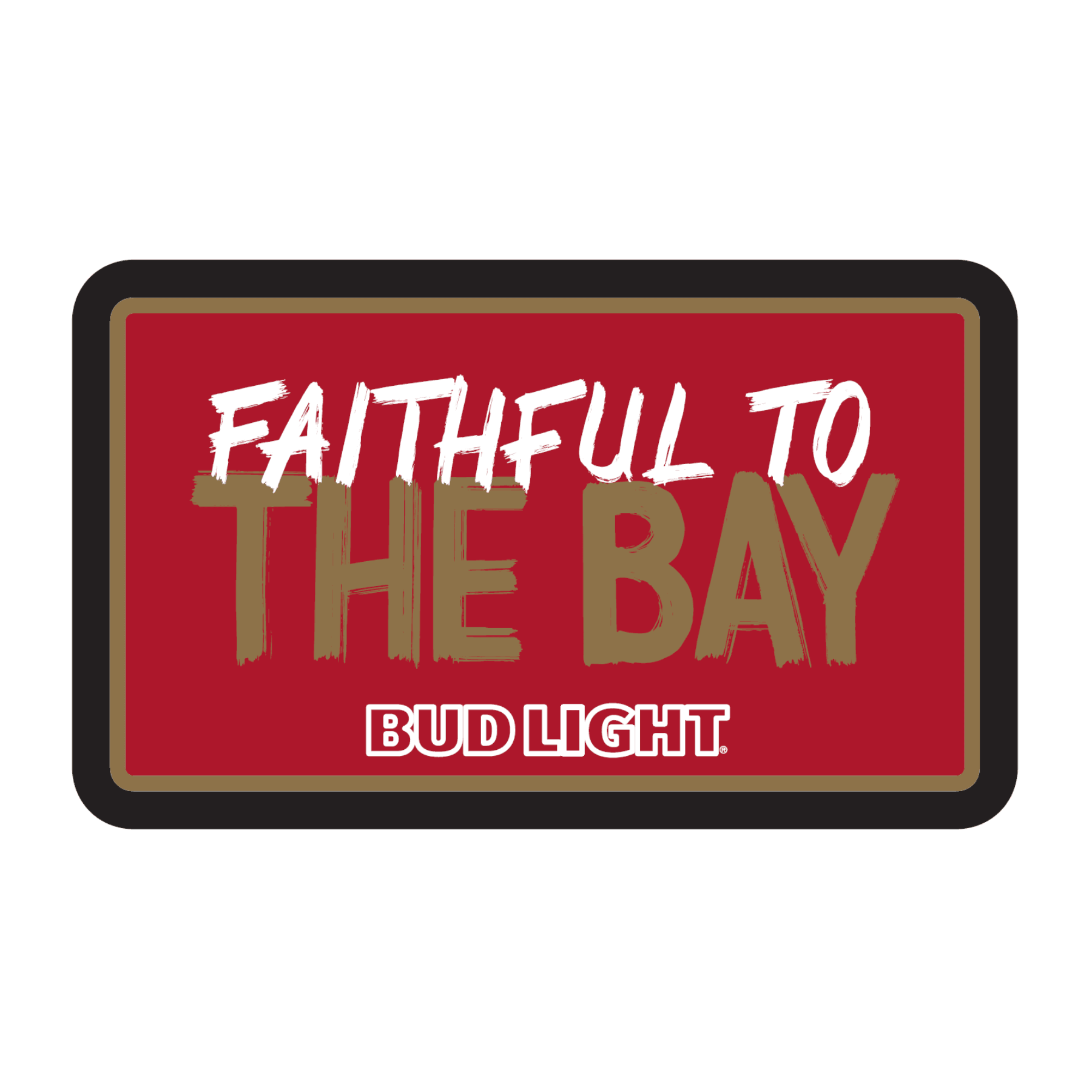 Bud Light San Francisco 49ers NFL LED Sign