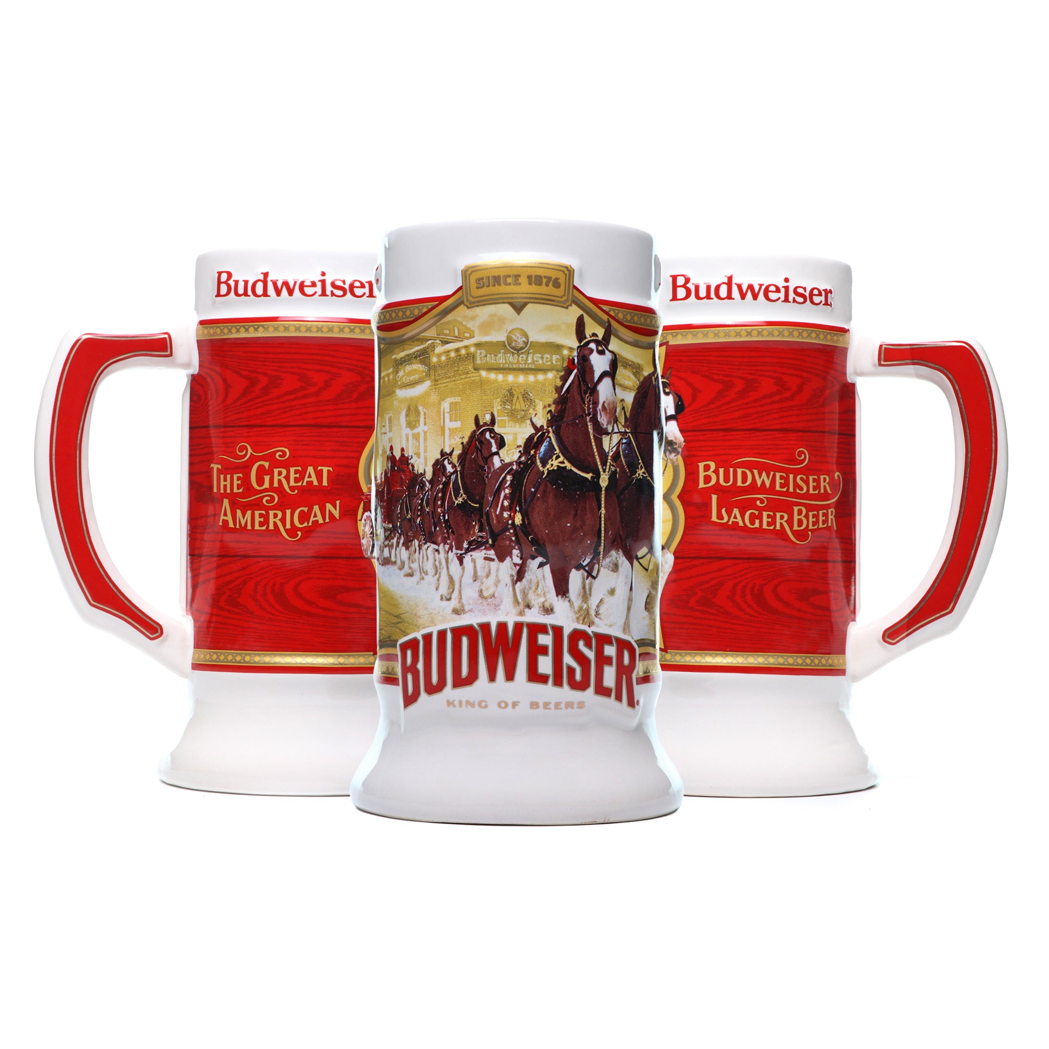 Vintage Holiday Budweiser shops Beer Stein 1992