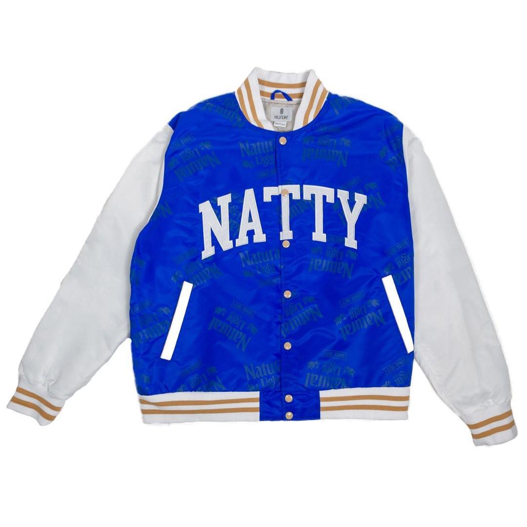 NY Yankees Heritage Navy Satin Jacket with Patches