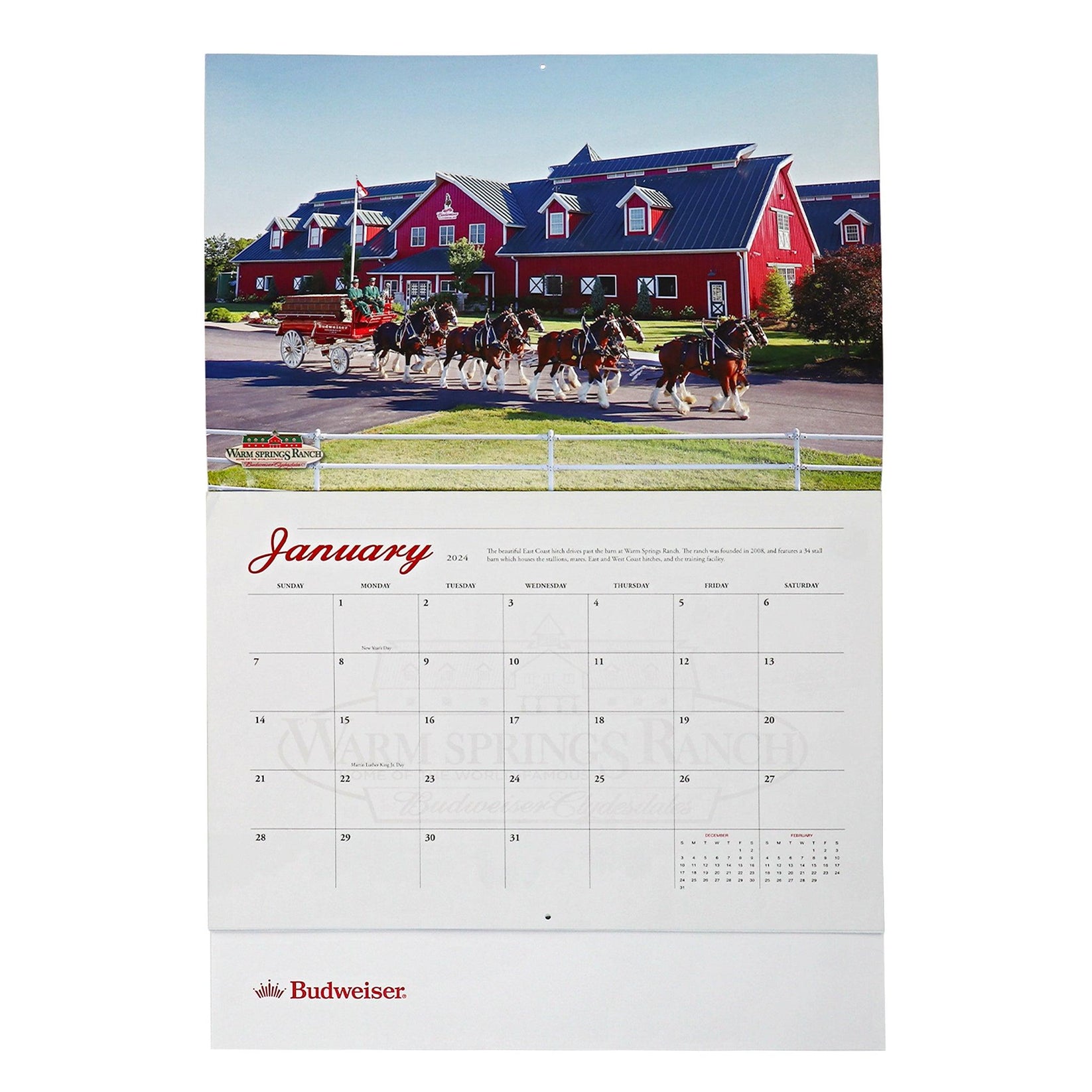 2024 Clydesdale Calendar