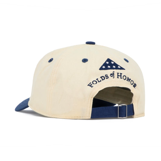Back view of Budweiser Folds of Honor Stars and Stripes hat