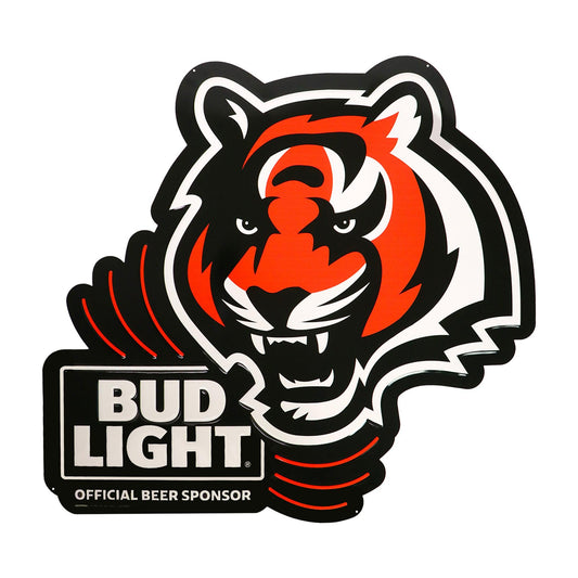 Bud Light Cincinnati Bengals Metal Sign 