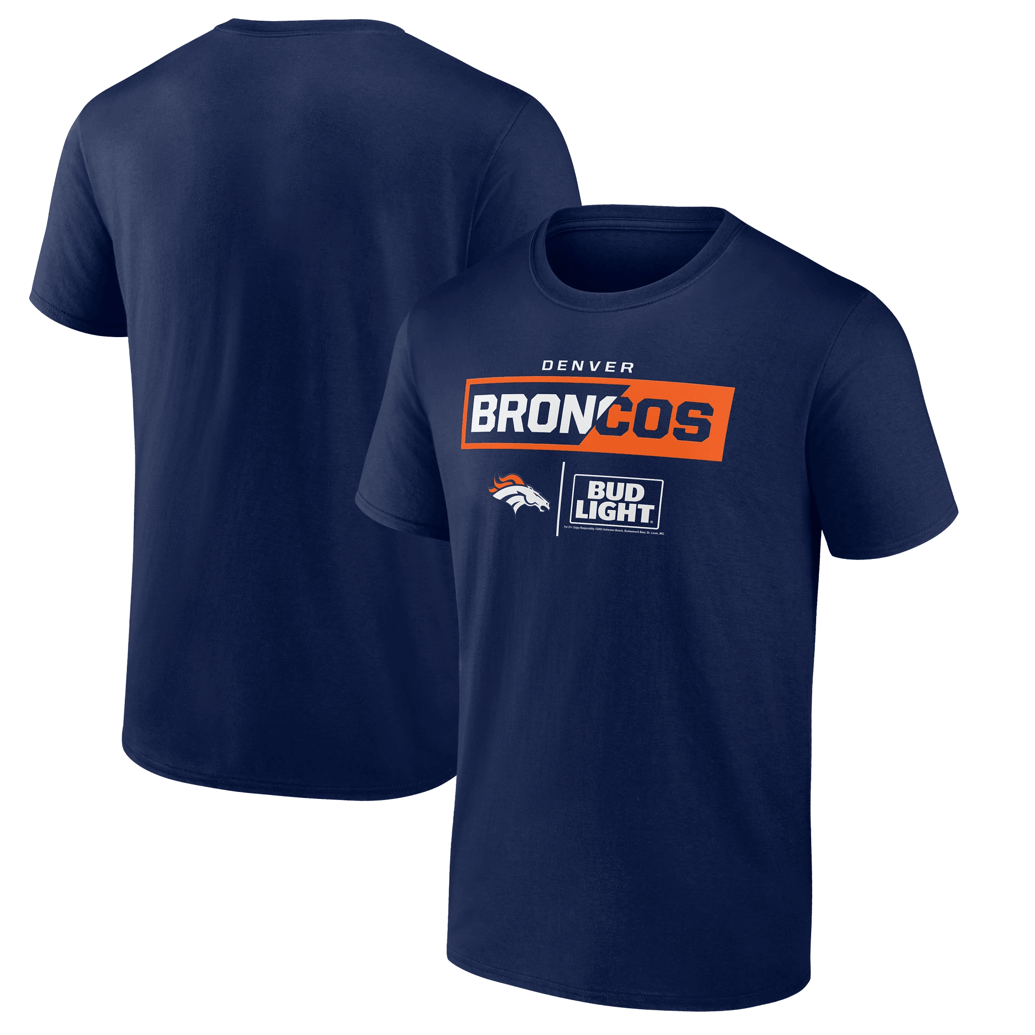 Bud Light Denver Broncos Team T Shirt