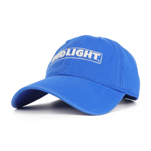 BUD LIGHT / NFL hat white blue adjustable cap