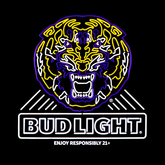 Bud Light LSU Tigers LED Sign 2024