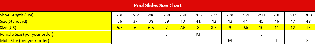 bud light mens slides size chart