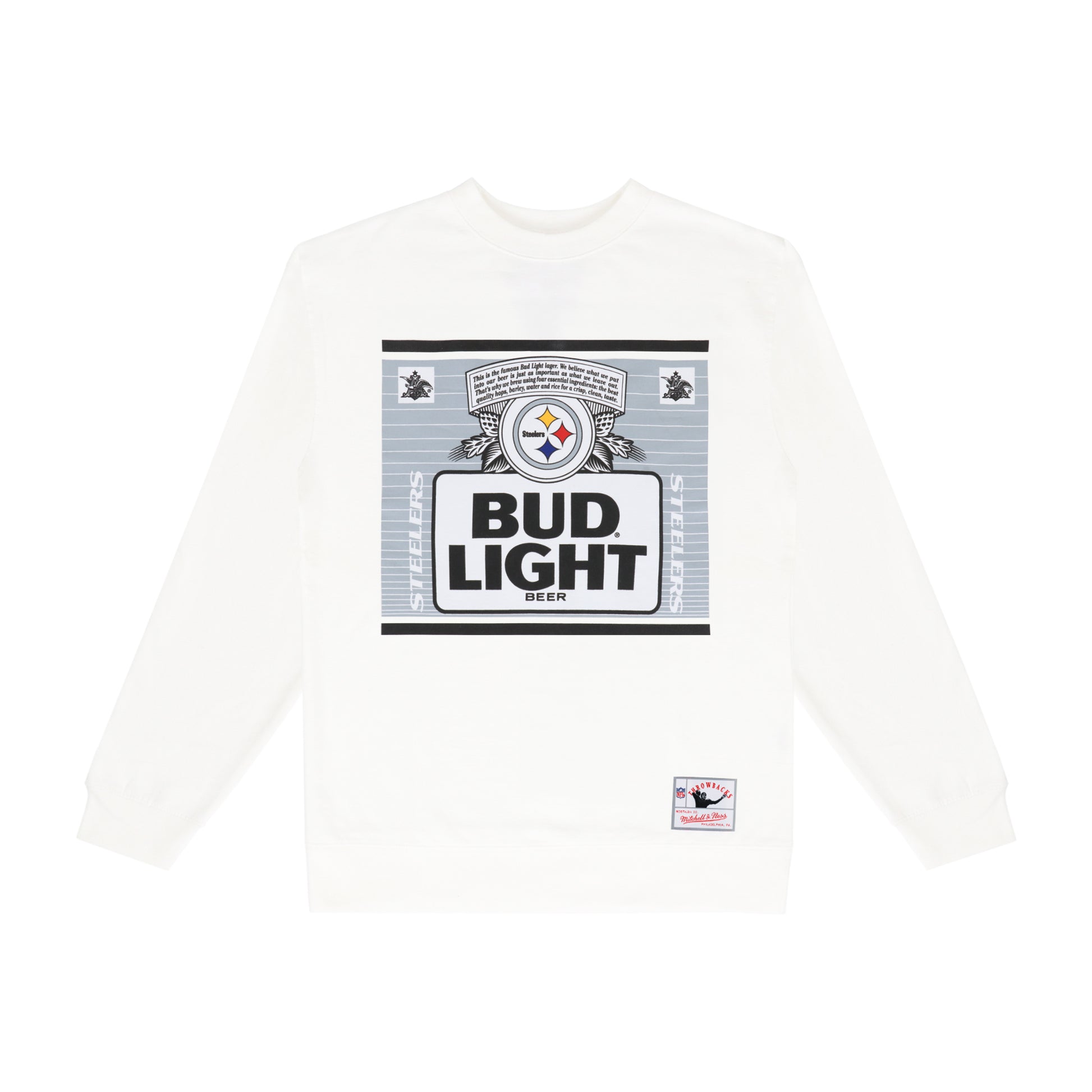 Bud Light Mitchell & Ness Pittsburgh Steelers Hoodie 