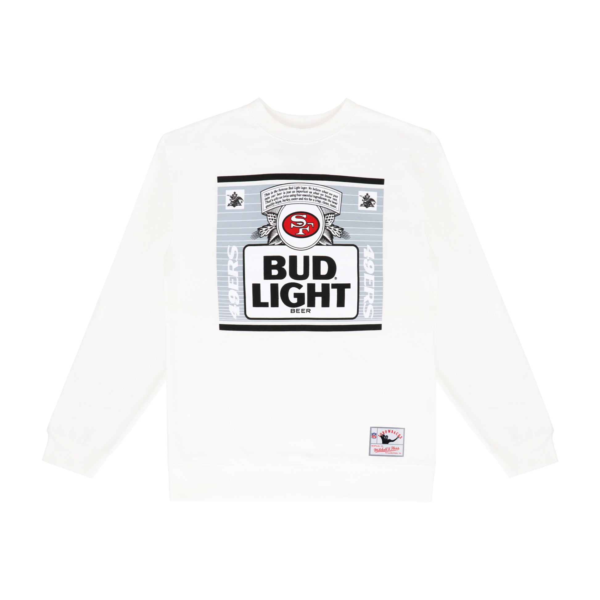 Bud Light Mitchell & Ness San Francisco crewneck