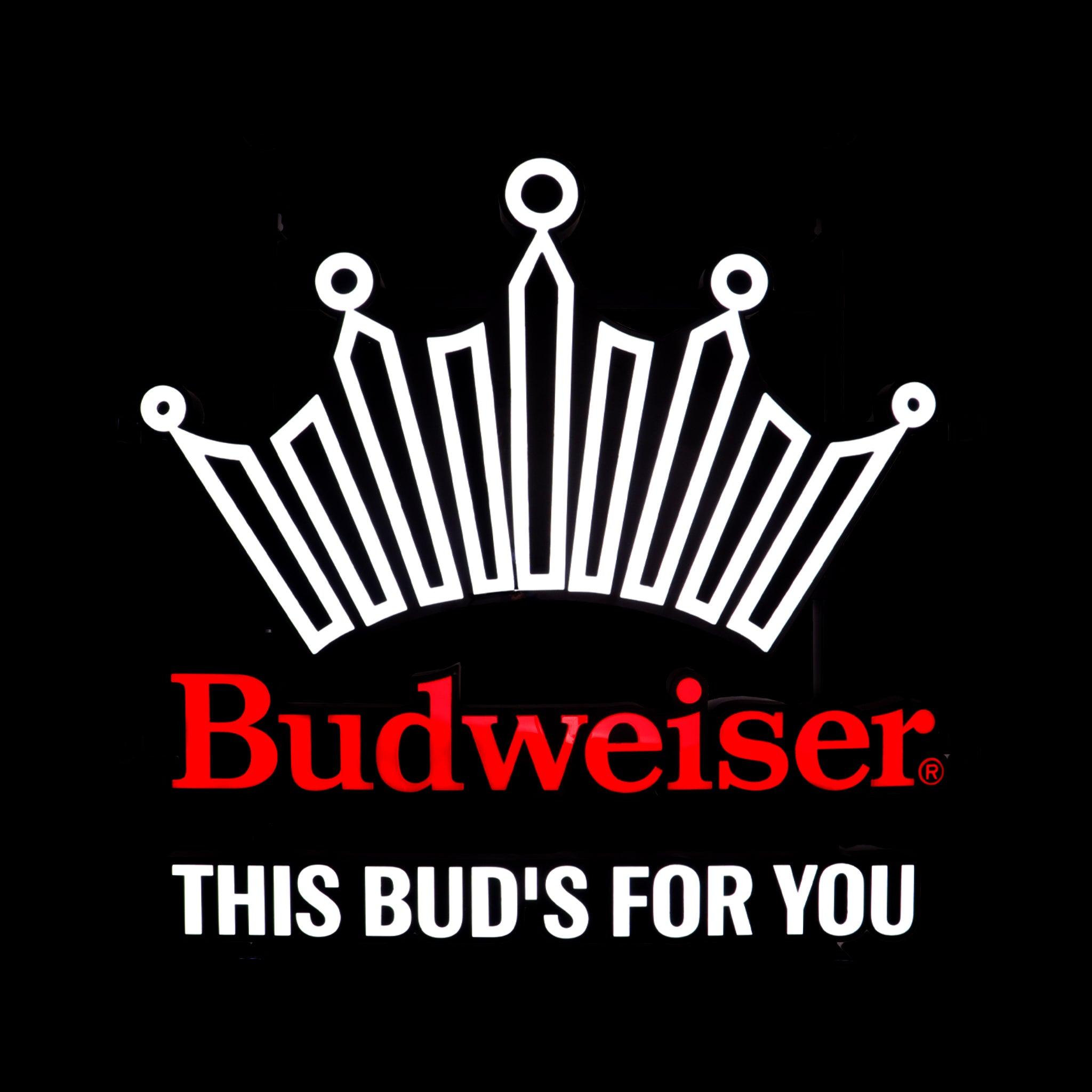 Budweiser Crown LED Sign