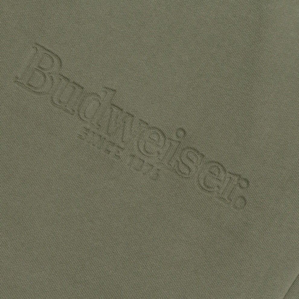 Budweiser Debossed Army Green Sweatpants