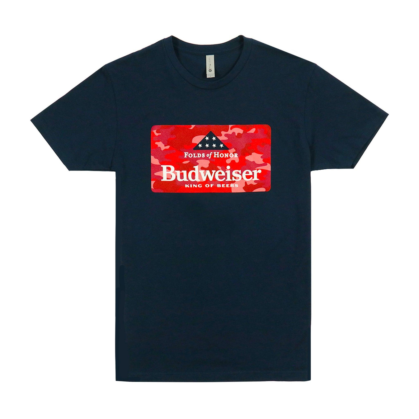 Budweiser Folds of Honor Camo Block T-Shirt