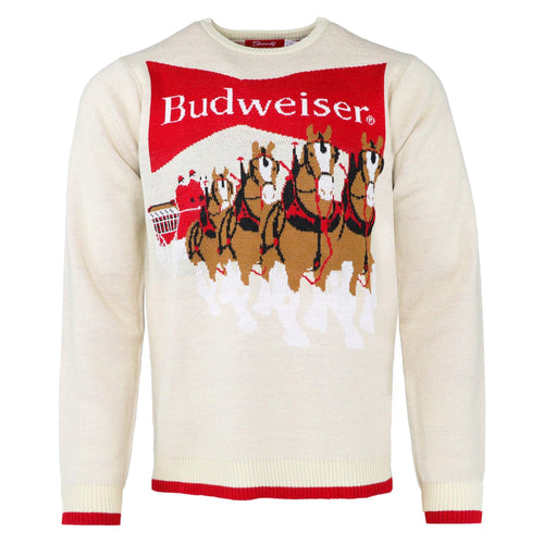 Kohls budweiser christmas on sale sweater