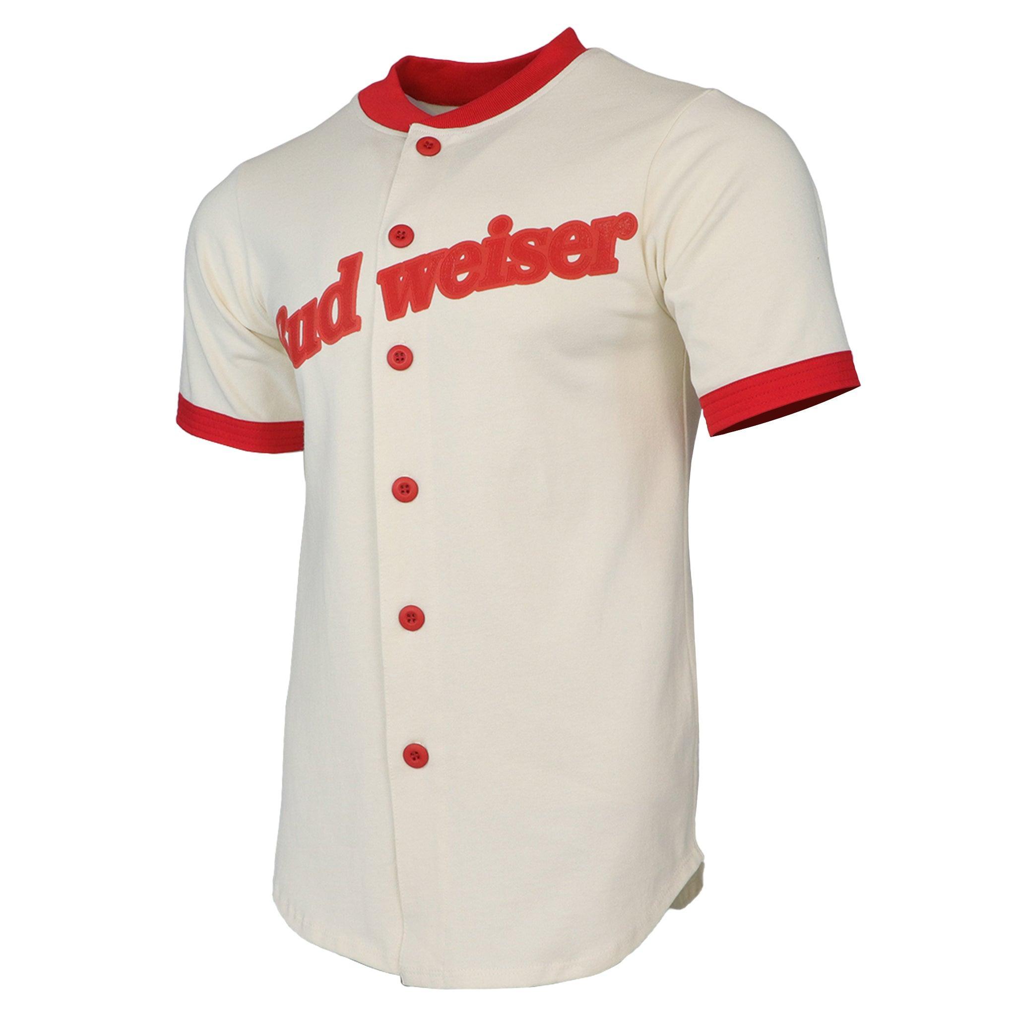 Budweiser Vintage Baseball Jersey XL