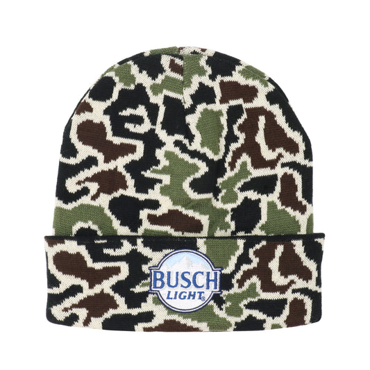 Busch Light Camo Hunting Beanie