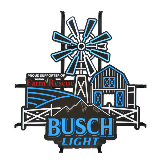 Busch Light Farm Rescue Windmill Barn LED