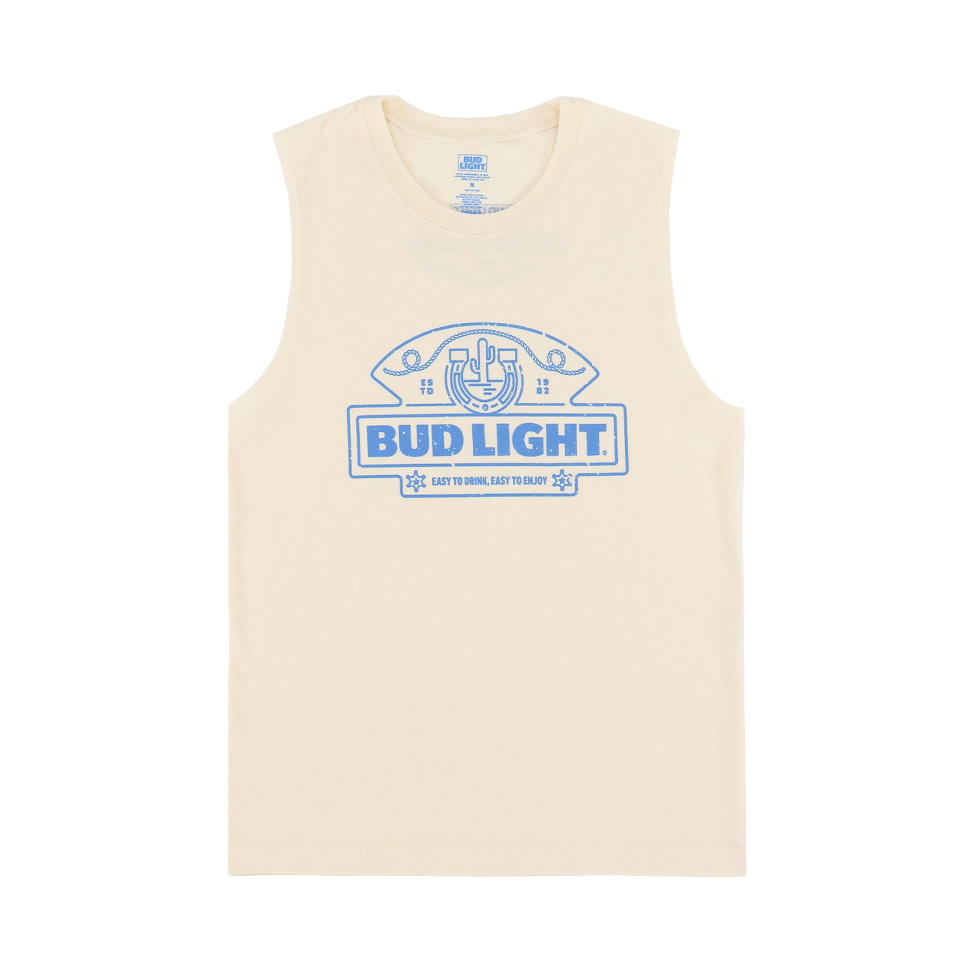 Front view of Bud Light Keep it Easy Tank