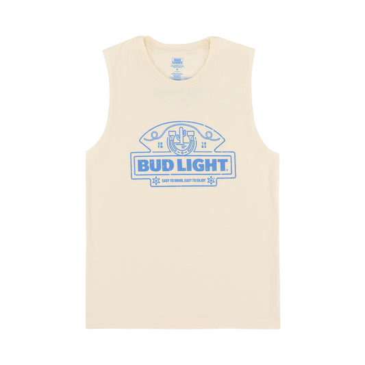 Front view of Bud Light Keep it Easy Tank