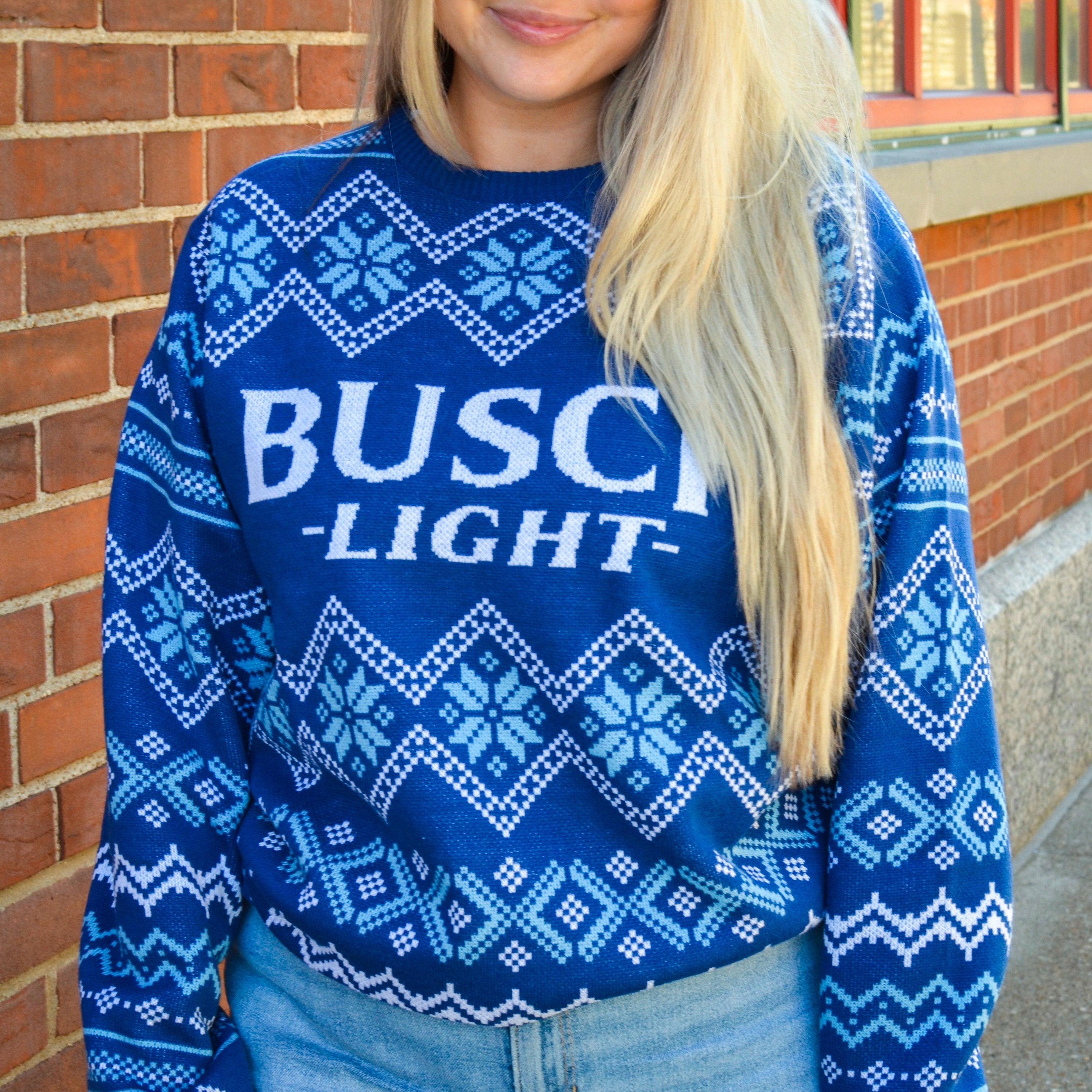 Busch Light Beer Ugly Christmas Sweater 3D