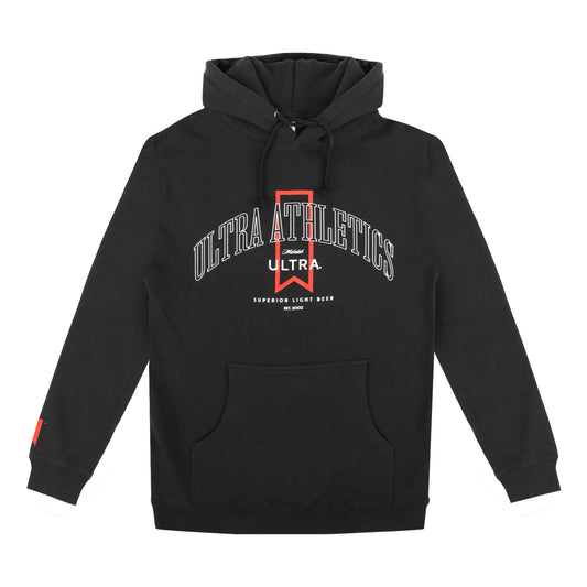 Front view of ULTRA Athletics Navy Hoodie