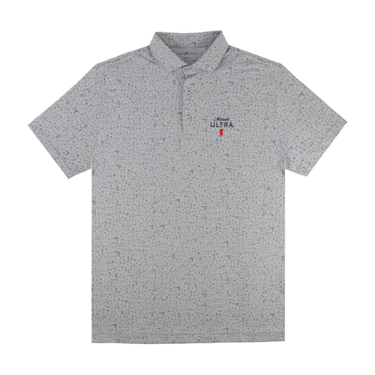 Front view of Michelob ULTRA Tonal Golf Polo