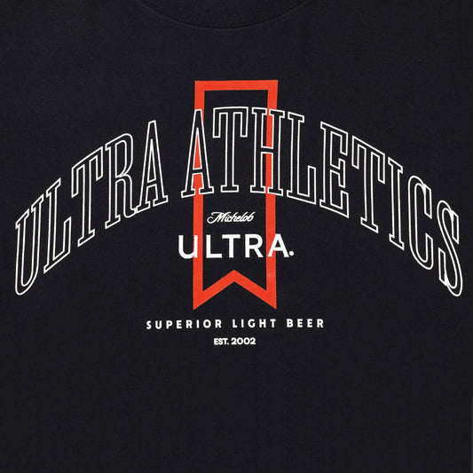 Close-up of ULTRA Athletics logo