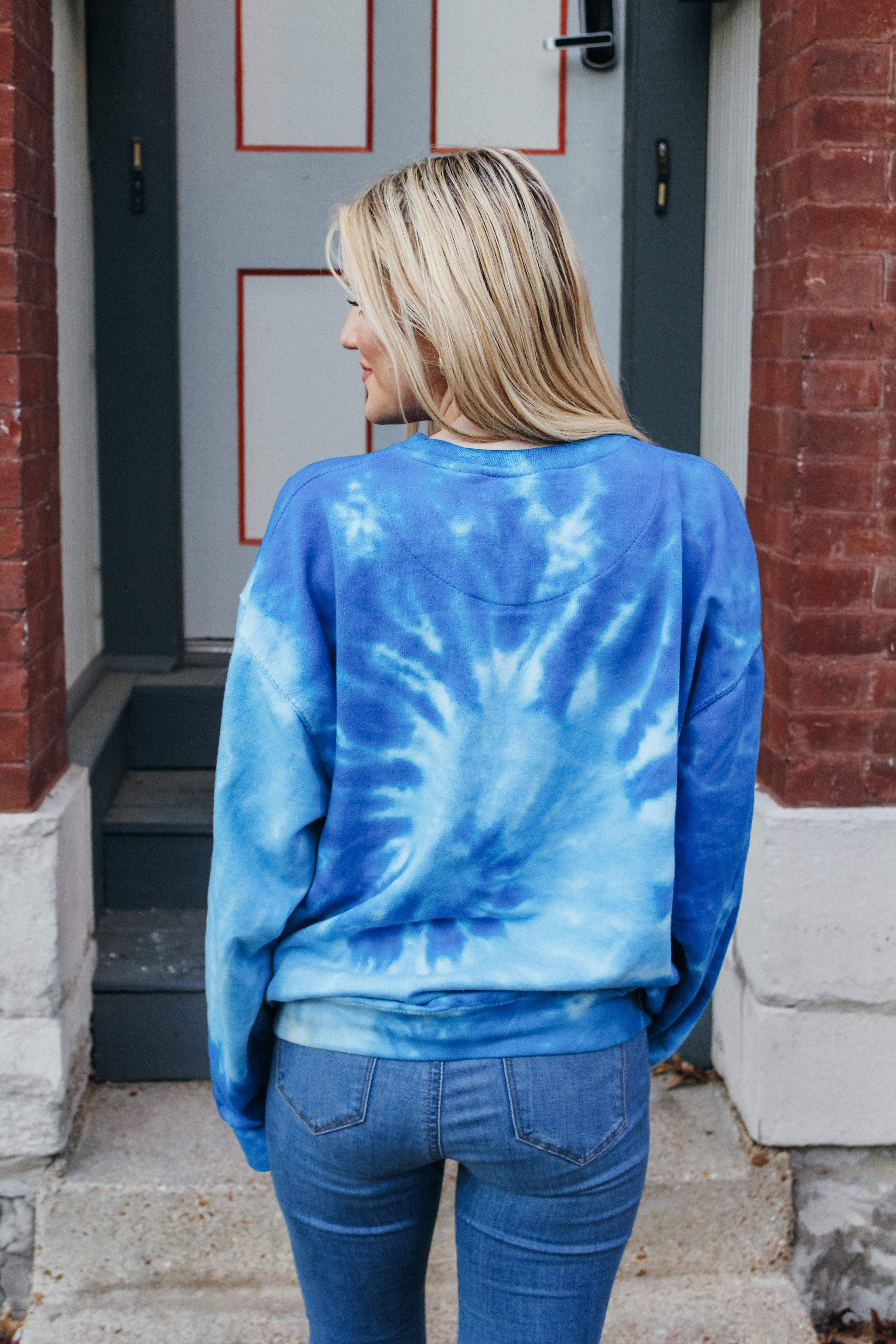 Natural Light Tie Dye Sweatshirt