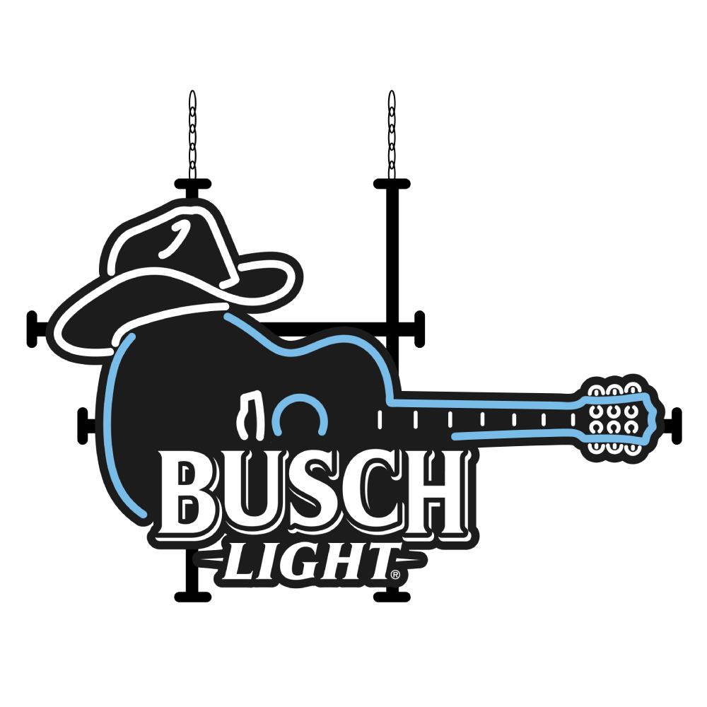 Busch Light Country Guitar LED Sign