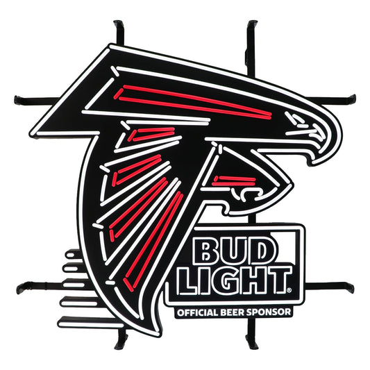 Atlanta Falcons NFT Bud Light LED Sign - Light Lit