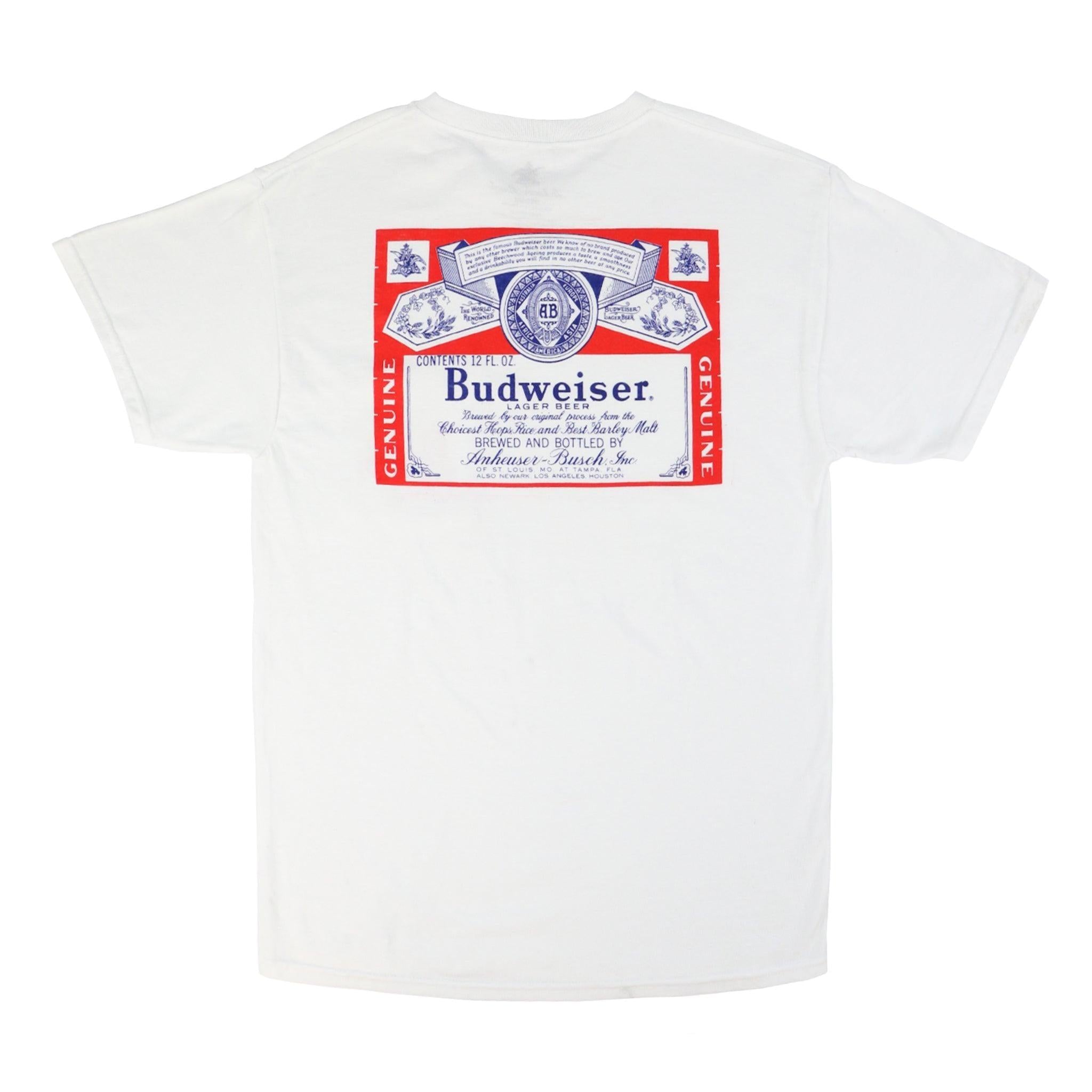 Budweiser Label Men’s Pocket T Shirt