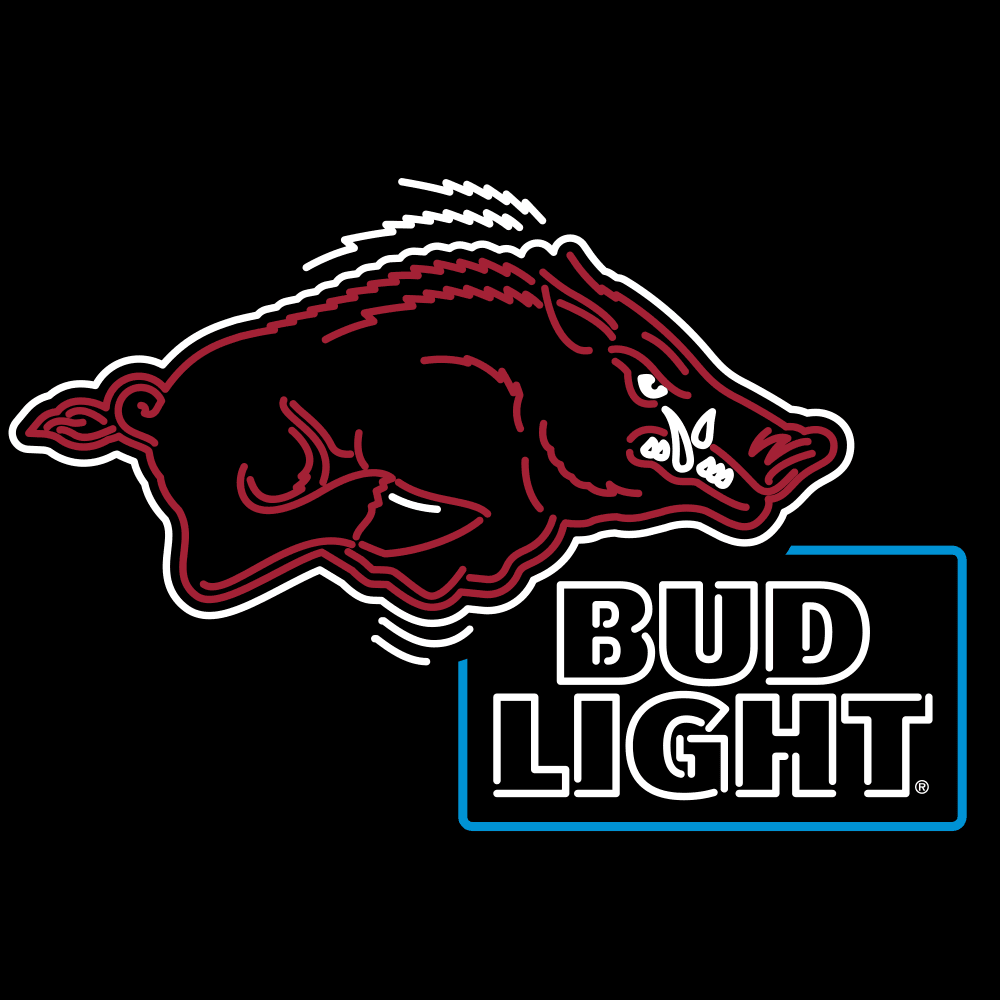 Bud Light Arkansas Razorbacks LED Sign